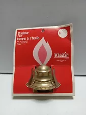 Kaadan NOS Vintage Eagle No. 2 Oil Lamp Burner With Wick and Collar