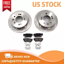 For 2007 2008 2009 Hyundai Elantra 262mm Rear Disc Rotors + Brake Pads Hot Sales