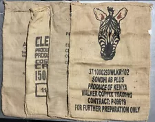 Burlap Coffee Sacks - 4 Pack (Free Shipping)