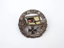 Original WWI Imperial German Navy Patriotic Iron Cross Tinnie Badge