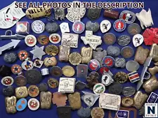 NobleSpirit (DF) Boy Scouts BSA Vtg Neckerchief Slide Lot Old Region Jamboree