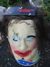 BRAND NEW - THE TEXAS CHAINSAW MASSACRE LEATHERFACE PRETTY WOMAN MASK WITH TAGS