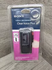 Sony M-470 Clear Voice Plus Microcassette Recorder Handheld Black 2 Speed - NEW