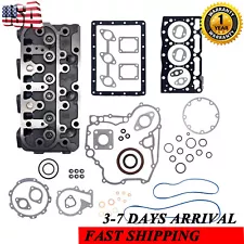 For Kubota D1105-E2B D1105-E3B/E4B ENGINE Diesel Complete Cylinder Head + Gasket