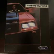 Original 1983 Ford Mustang Sales Brochure 84 GT LX