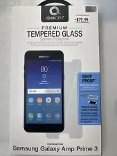 2X-Pack Tempered Glass Screen Protector For Samsung Galaxy Amp Prime 3