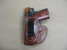 Rock Island Baby Rock 380 IWB Molded Leather Concealed Carry Holster CCW TAN LH