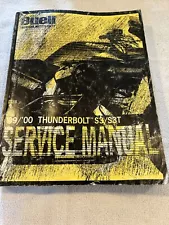 Used Buell Service Manual for 1999 & 2000 Thunderbolt S3/S3T Models 99489-00Y