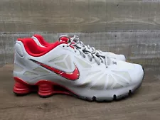 Nike Shox Turbo 14 631760-003 Wolf Grey Red Platinum Running Shoe Men's Sz 15