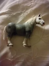 Schleich Percheron Stallion Horse Retired 2006 Grey FREE SHIPPING