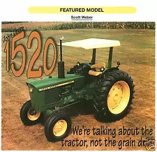 John Deere 1520 tractor Green Magazine, John Deere Model 840 Scraper Prime Mover