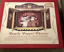 NEW Restoration Hardware Family Puppet Theater With 6 Critters & Classic Stage