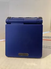 Nintendo Game Boy Advance SP Console AGS-001 Cobalt Blue For Parts