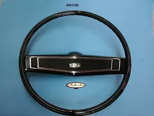 1969 CAMARO 69 - 70 NOVA CHEVELLE IMPALA STEERING WHEEL KIT BLACK