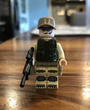 Custom United States Army Lego Minifigure Military