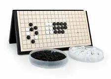 Magnetic 19x19 Travel Go Game Set Magnetic Plastic Stones Foldable Go board 11"