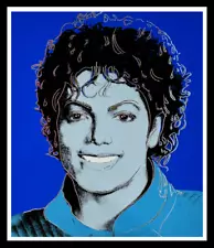 ANDY WARHOL- "MICHAEL JACKSON"- Trial - Screenprint- diamond dust- ON SALE!