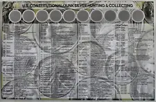 U.S. Constitutional Junk Silver Hunting and Collecting Coin Sorting Mat