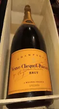 RARE NIB 12L! Veuve Clicquot Ponsardin Brut Empty Champagne Store Display Bottle