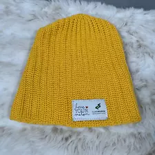 Love Your Melon Yellow Knit Beanie Hat Curesearch For Childrens Cancer