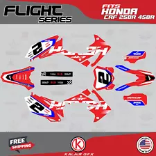 Graphics Kit for Honda CRF250R (2010-2013) & CRF450R (2009-2012) Flight - Red