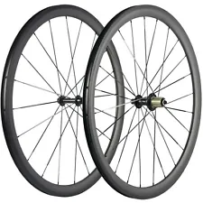 Discount 700C Factory Sale Carbon Wheelset Clincher 38mm Carbon Wheel Road Bike