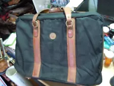 Authentic Glaser Designs San Francisco leather Canvas Duffle Bag. (on sale)