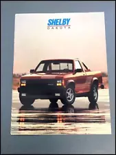 1989 1990 Dodge Shelby Dakota Truck Original 1-page Sales Brochure Sheet