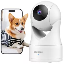 Indoor Security Camera 2K, 360° Cameras for Home Security with Motion Detecti...