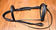 Made in England, padded bridle, black, cob/horse