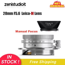 US TTArtisan 28mm F5.6 Full Frame Lens For Leica M-mount Camera M10 M8 M9 M240P