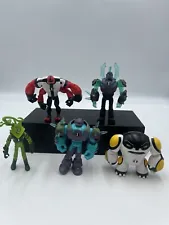 Ben 10 Lot of 6 Action Figures Cartoon Network Playmates Loose Figures