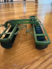 Metal Vintage John Deer Model Tiller-Cultivator For Model Tractor