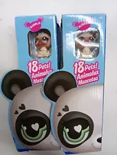 2 Display Littlest Pet Shop G7 #4 Cat Bow Authentic Bobblehead