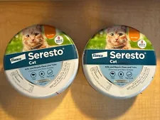 2 PACK Elanco Seresto Flea & Tick Collar For CATS - AUTHENTIC