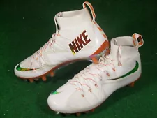 Used Nike Original Vapor Untouchable TD LE Super Bowl Football Cleats White 10.5