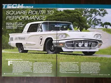 1960 Ford Thunderbird 6-Page Original Color Article - 222