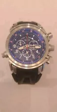 Oakley 12 Gauge Stainless Brushed w/ Blue Dial Watch PRICED FOR A QUICK SALE