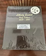 ð¥DANSCO NEW 6152 LIBERTY SEATED HALF DOLLARS 1839 - 1891 7 Pages Shrink Wrap