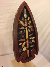 Arrowhead Shape Artifact Display Case (Dovetail)