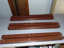 1 Set Nice Used Original Wooden Skee Ball Game Legs. RARE TO FIND WOOD ORIGINALS