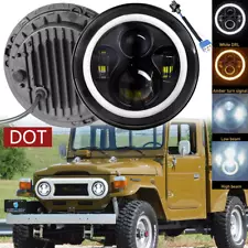 NEW 7inch LED Headlights High-Low Beam DRL For 1975-1982 Toyota Land Cruiser DOT (For: 1973 Land Cruiser)