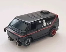 Tyco A-Team Van Black & Red. HO Scale Slot Car Beautiful Vintage 80s Mr. T