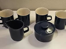 Navy Blue Tea Set