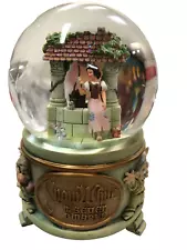 Disney's Elegant Globe SNOW WHITE & Seven Dwarfs "Wishing Well" RARE 5 1/2" Tall