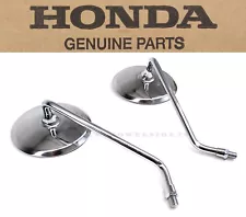 Mirror Set XL100-500 CB200-750 CL200-450 GL1000 CX500 OEM Honda (See Desc)#a46 (For: 1972 Honda CL350)