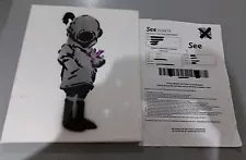 Banksy Original Artwork 2015 Dismaland Canvas +ticket Rare