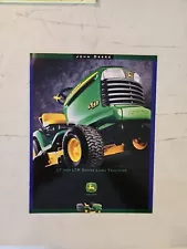 John Deere Lawn Tractor Dealer 1999 Sales Brochure LT133 LT155 LTR166