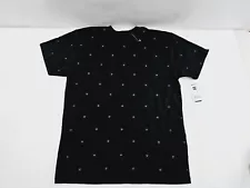 DC Shoes Mens Medium Logo Black T Shirt Short Sleeves New NWT