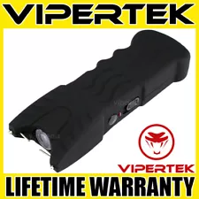 VIPERTEK Stun Gun VTS-979 BLACK 500 BV Heavy Duty Rechargeable LED Flashlight